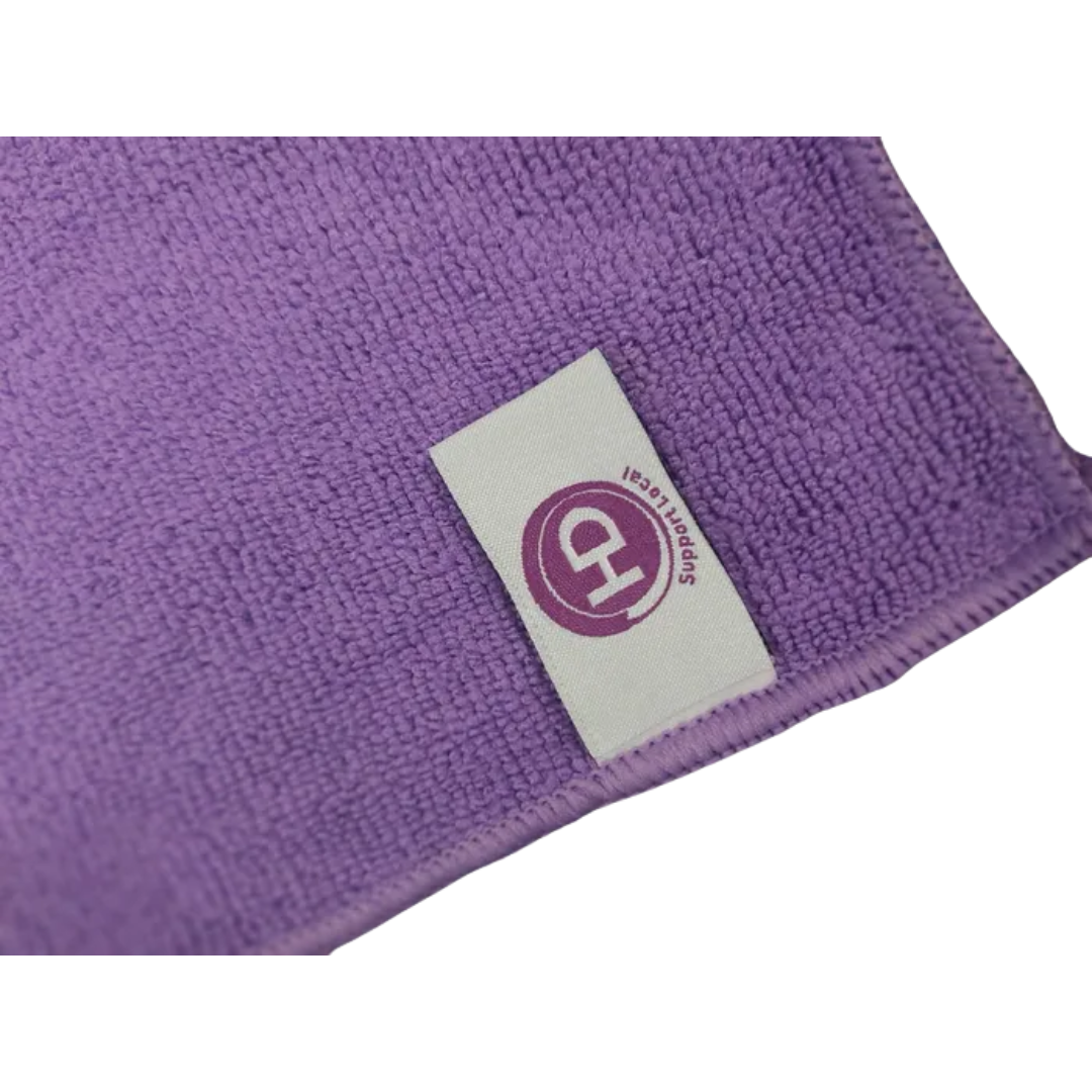 HyGenie Microfibre Cloths Purple 40x40cm 280gsm. Pack 10